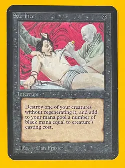 MTG SACRIFICE Alpha (OldManMTG 013-740) - Image 1