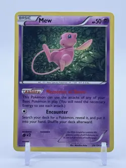 2016 Pokemon XY Fates Collide Mew Holo 29/124 #29 NM / VLP - Image 1