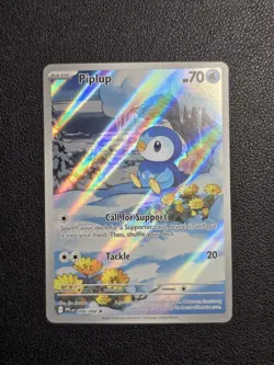 Piplup 098/094 Illustration Rare Phantasmal Flames Pokemon NM - Image 1