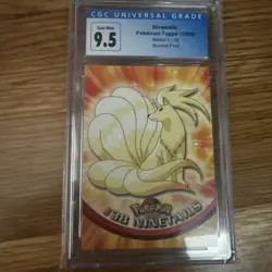 NINETAILS Topps: Pokemon Card #38 - Ninetails CGC 9.5 topps series 1￼ - Image 1