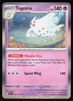 Togekiss 072/191 Rare Surging Sparks Pokemon Holo Near Mint - Image 1