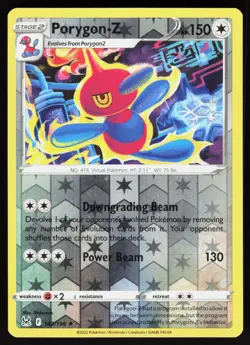 Porygon-Z 142/196 Rare Lost Origin Pokemon Reverse Holo Lightly Played - Image 1