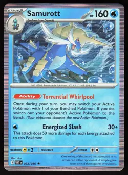 Samurott 023/086 Holo Rare White Flare Pokemon Holo Near Mint - Image 1