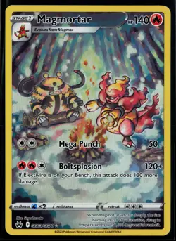 Magmortar GG03/GG70 Crown Zenith Galarian Gallery Holo Pokemon - Image 1