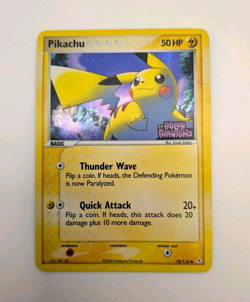 Pikachu 78/110 EX Holon Phantoms Reverse Holo Stamped Pokemon TCG Vintage MP/HP - Image 1