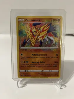 Pokemon TCG Zamazenta 102/185SWSH04: Vivid Voltage Holo Rare 2020 - Image 1