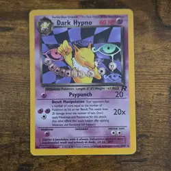 Wizards Pokemon TCG Team Rocket Dark Hypno 9/82 Unlimited Holo Rare ENG 60 HP - Image 1