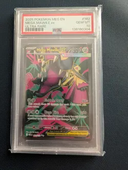 2025 Pokemon Mega Mawile ex Full Art Ultra Rare 162/132 Mega Evolution - Image 1