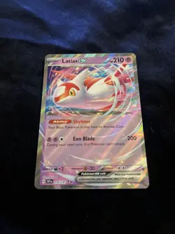 Pokemon TCG Latias EX Surging Sparks Scarlet & Violet Double Rare Card 76/191 NM - Image 2