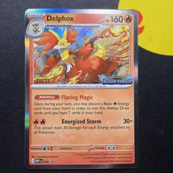 Delphox - [Staff Stamped] MEP 074 - Chaos Rising Prerelease Promo NM Clean! - Image 1
