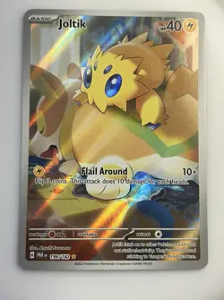 Pokemon Joltik Illustration Rare Full Art SV04 Paradox Rift 196/182 Holo - Image 1