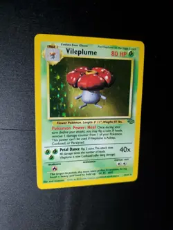 Vileplume 15/64 Jungle Holo Rare WOTC Vintage Pokemon Card 1999 LV.35 NM - Image 1