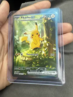 Pokemon Pikachu EX Holo Rare 200 HP Card 276/217 Lightning Basic - Image 1