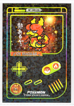 Magmar #126 - Retro Holo - Gameboy Chibi Evolutions 2025 - Pokemon - Image 1
