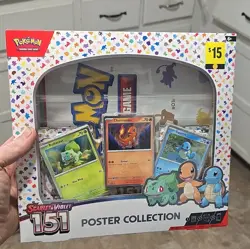 Pokemon TCG Scarlet & Violet 151 Poster Collection Box 3 Promo English 2023 - Image 1