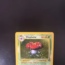 Pokemon TCG Vileplume Jungle Holo Card 15/64 1st Edition Rare, NM Condition - Image 2