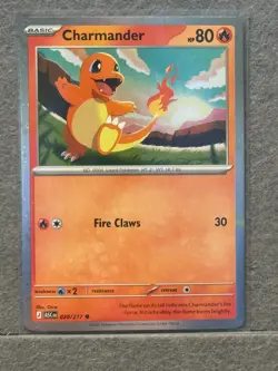 Charmander 020/217 (Cosmos Holo) Ascended Heroes Promo Pokemon TCG NM - Image 1