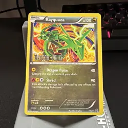 Pokemon TCG Rayquaza 11/20 Dragon Vault Holo Rare English 2012 HP 120 Basic - Image 1
