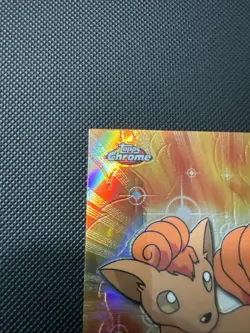 Pokemon Topps Chrome Vulpix #37 Spectra Holo - Image 2