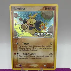The Pokemon Company Makuhita 65/107 Deoxys Reverse Holo Common MP - Image 1