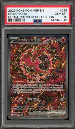 Pokemon Oricorio ex Mega Charizard X ex UPC Promo #024 PSA 10 Gem Mint - Image 1