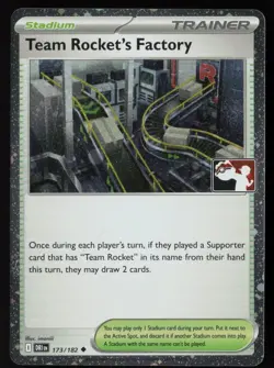Pokemon Team Rocket's Factory 173/182 Prize Pack Series 8 Cosmo Holo - NM - Image 1