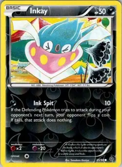Inkay 45/98 Ancient Origins Pokemon Reverse Holo Near Mint - Image 1