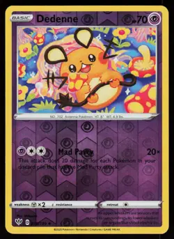 Dedenne 078/189 Uncommon Darkness Ablaze Pokemon Reverse Holo Lightly Played - Image 1