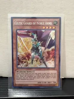 Yugioh - Celtic Guard of Noble Arms MVP1-ENS48 1st Edition Secret Rare NM - Image 1