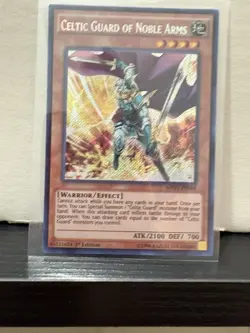 Yugioh - Celtic Guard of Noble Arms MVP1-ENS48 1st Edition Secret Rare NM - Image 3
