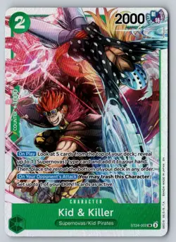 Kid & Killer ST24-002 Starter Deck 24: GREEN Jewelry Bonney One Piece - Image 1