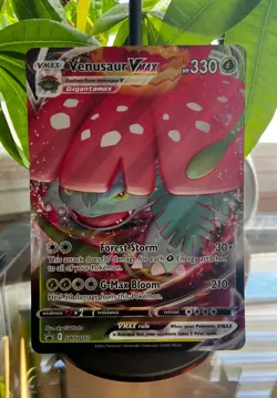 Pokemon Venusaur SWSH102 VMAX JUMBO Black Star Holo Promo Card NM - Image 1