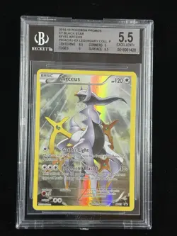 Pokemon TCG Arceus XY Black Star Promos Holo Card XY83 Excellent Condition - Image 1