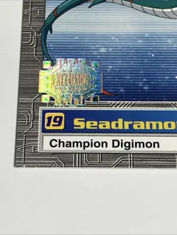 Digimon Seadramon #19 Collectible Trading Card 1999 - Image 5