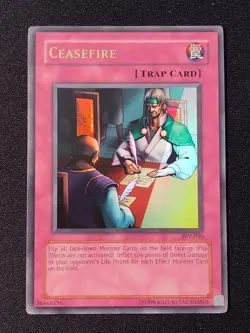 Ceasefire Yu-Gi-Oh Card PSV-030 Ultra Rare Near Mint NM - Image 1