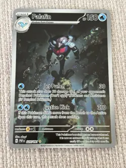 Palafin 225/091 Illustration Rare Pokemon Card Paldean Fates Near Mint - Image 1