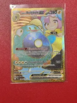 Iono's Bellibolt EX 188/159SV09 Hyper Rare Holo Card Near Mint Condition - Image 1