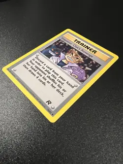 Imposter Oak’s Revenge 76/82 Team Rocket Unlimited 2000 Pokemon Card Uncommon NM - Image 3