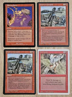 MTG - (x15) "Direct Damage" Red cards. Various sets/conditions. - Image 1