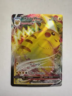 Pokemon TCG Pikachu VMAX SWSH286 Black Star Promo ⚡ NM Pokemon Card Full Art - Image 1