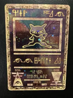 Ancient Mew Holo Pokemon Card PROMO - Damaged Creases in Pic - Image 1