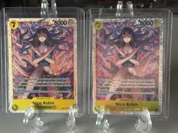 x2 NICO ROBIN (055) EB03-055 ONE PIECE Heroines Edition Foil BOTH Cards! Minty - Image 1
