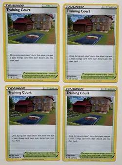 Training Court 169/192 x4 4x Pokemon Card Rebel Clash Playset NM/VLP - Image 1