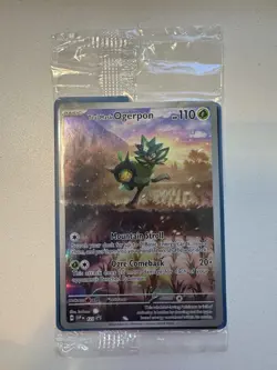 *SEALED* Teal Mask Ogerpon 123 Sv: Scarlet & Violet Promo Cards Holo - Image 1