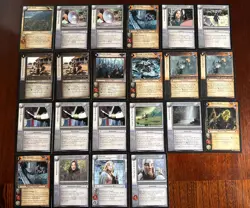 Decipher Lord Of The Rings RARE 22 Card Lot - Image 1