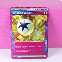 Pokemon Enriching Energy TCG Card Surging Sparks Ace Spec Holo Rare 191/191 LP - Image 1