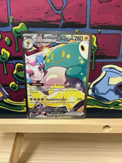 Pokemon Iono's Bellibolt ex 183/159 Sv09 Illustration Rare Holo 280 HP Card - Image 2