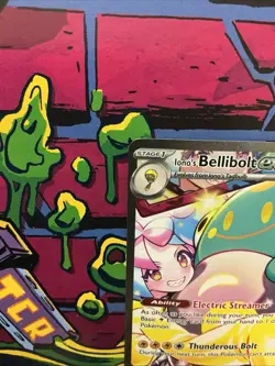 Pokemon Iono's Bellibolt ex 183/159 Sv09 Illustration Rare Holo 280 HP Card - Image 3
