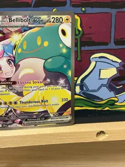 Pokemon Iono's Bellibolt ex 183/159 Sv09 Illustration Rare Holo 280 HP Card - Image 4