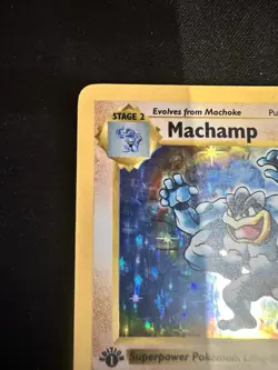 Pokemon Machamp Holo 1st Edition Shadowless Card Base Set 8/102 LP - Image 4